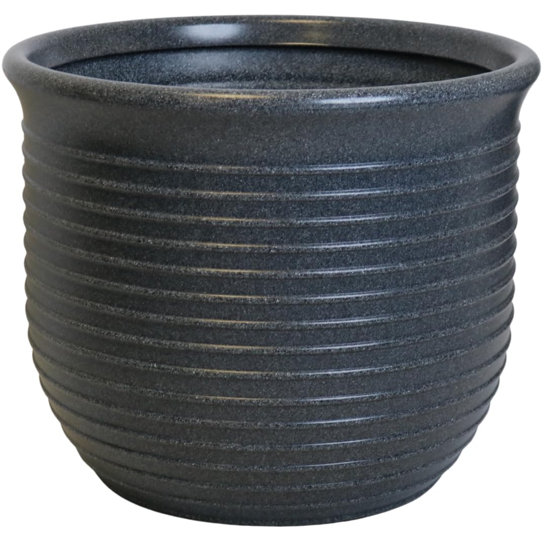 Trifibre Outdoor Planter 58Cm 72L Rotomoulded Heavy Duty Lightweight Plastic Plant PotBlenheim Granite from B&Q