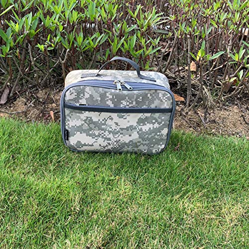 Flowfly Kids Lunch Box Insulated Soft Bag Mini Cooler Back To School Thermal Meal Tote Kit For Girls, Boys, Digital #TOP6