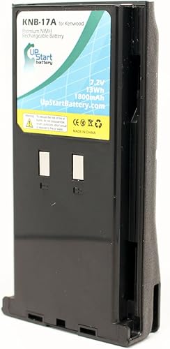 Miniatura 4 de Paquete de 2 baterías de repuesto Kenwood KNB-17A para radios bidireccionales Kenwood KNB-16, KNB-21, KNB22A, TK-190, TK-280, TK-380, TK-390,