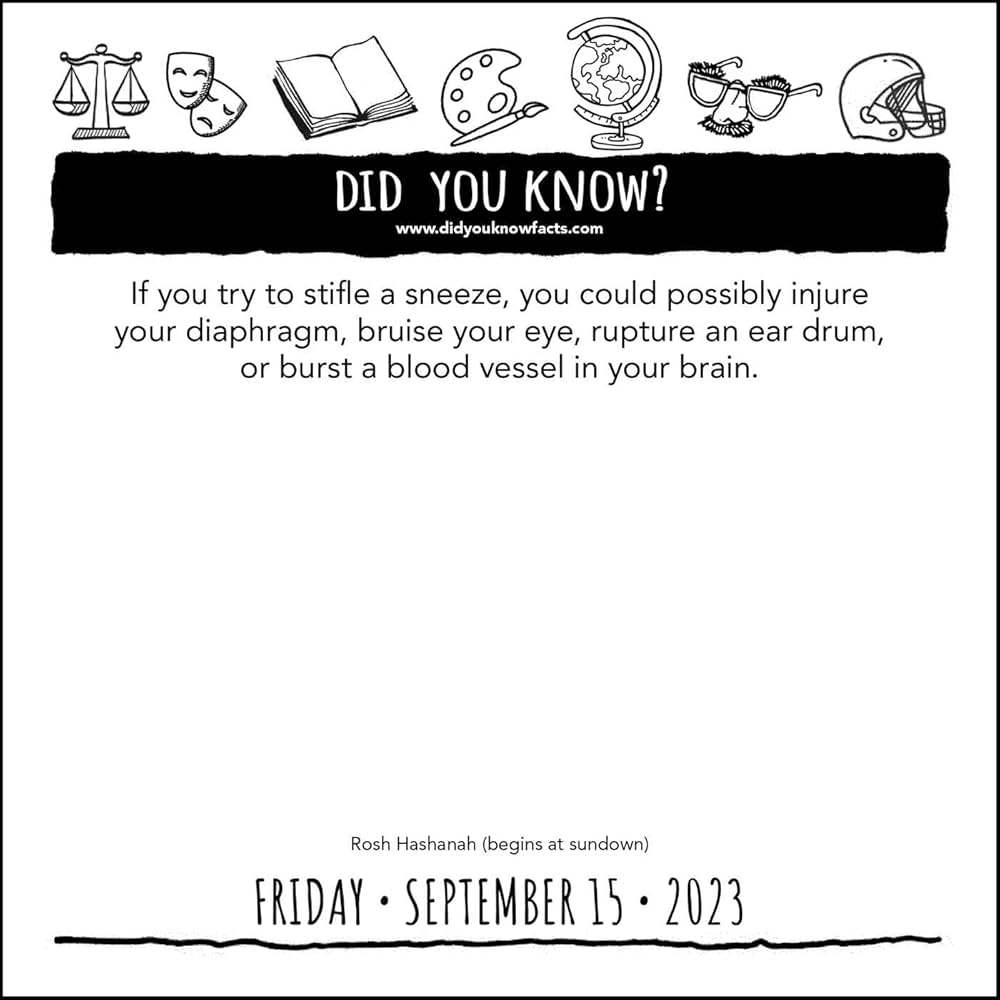 Did You Know? 2023 Day-to-Day Calendar: Brain Food: Fun Facts to Snack On: 9781524872786: Everhance LLC: Books - Amazon.com did-you-know-2023-day-to-day-calendar-brain-food-fun-facts-to-snack-on-9781524872786-everhance-llc-books-amazon-com