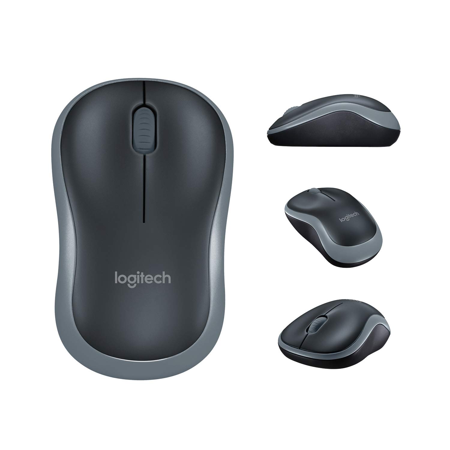 Logitech MK330 Combo Teclado y Ratón Inalámbrico para Windows, 2.4 GHz con Receptor USB, Ratón Inalámbrico Portátil, Teclas Multimedia, PC/Portátil, Disposición QWERTY Español, Negro
