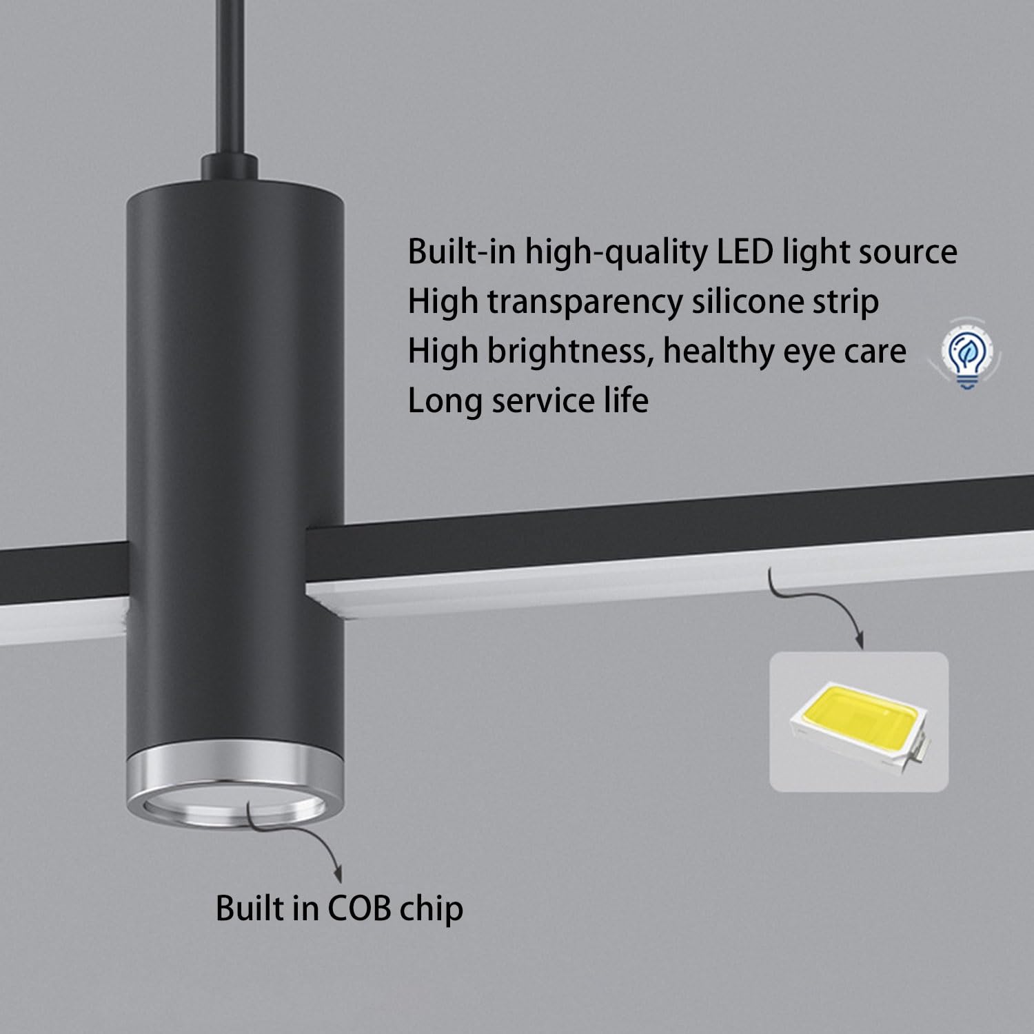 Nowoczesna Lampa Wisząca Stół Jadalny LED Salonu Reflektory Sufitowe Ze Zdalnym Sterowaniem Ściemnialne Oświetlenie Zyrandole Restauracyjna Regulowana Wysokość Dla Żyrandol Kuchenny (Color : Black 12