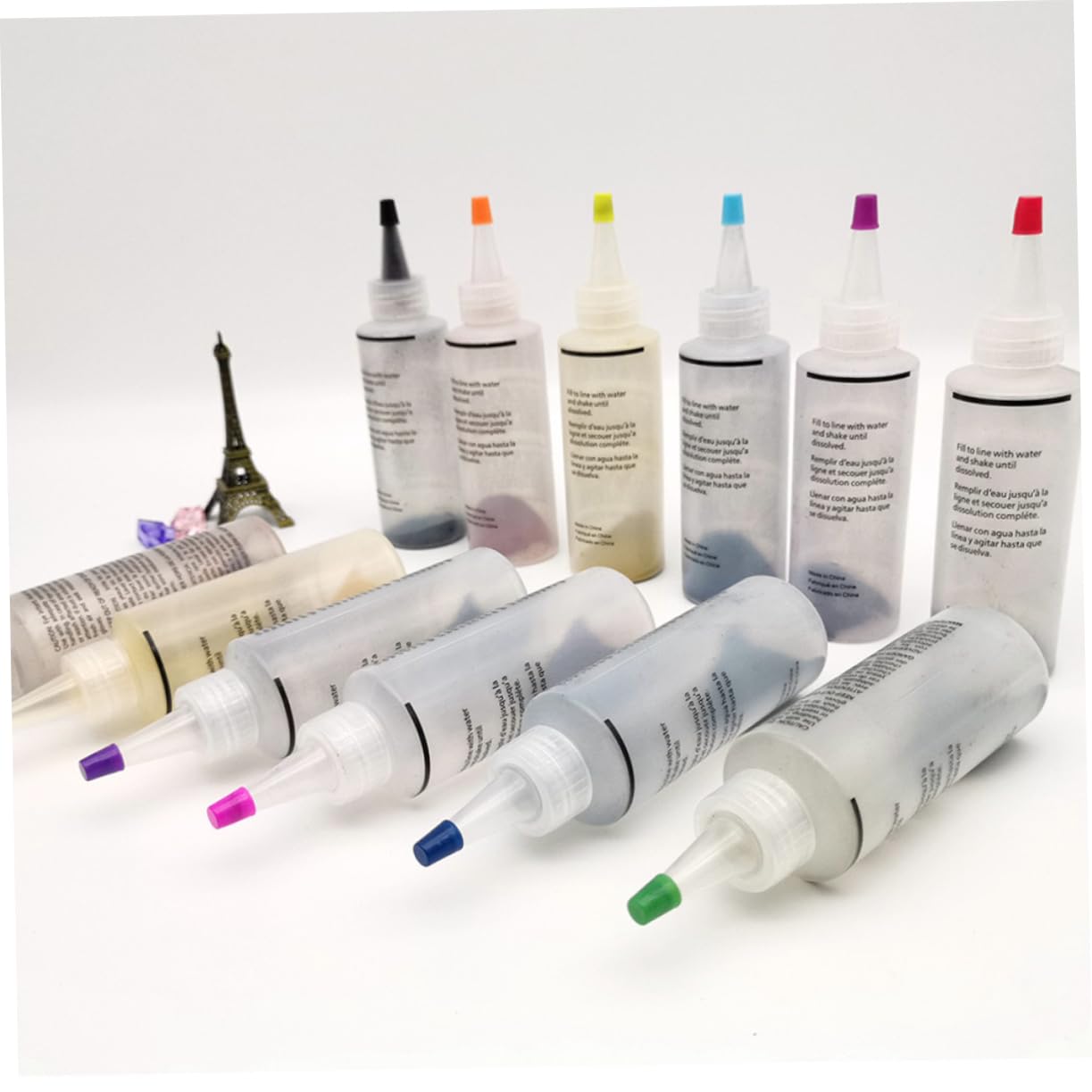 jojofuny Pintura Tie-dye Colores Pigmentos Sólidos para Teñido de Ropa Algodón Frío DIY