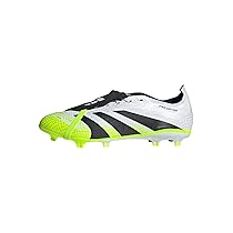 adidas Predator League Fold-Over Tongue Firm Multi Ground Football Boots, Scarpe da Calcio Unisex-Adulto, Cloud White, Core Black, Lucid Lemon, 47 1, 3 EU
