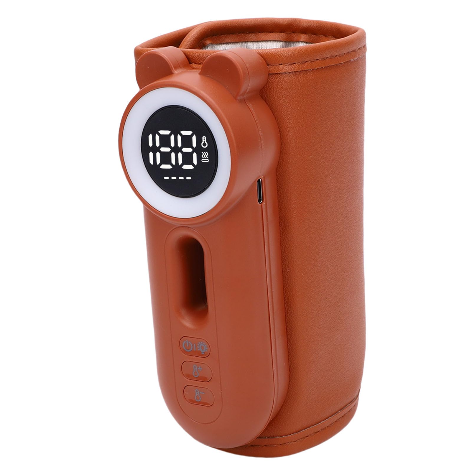 Naroote Calentador de Biberones de Viaje con Pantalla LED