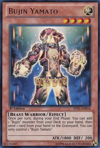 bujin deck yugioh YU-GI-OH! - Yamato (JOTL-EN016) - Judgment of The Light - 1st Edition Boxed Set Special Summon 2 Bujin New Pokemon type symbols Type:Joltdengo
