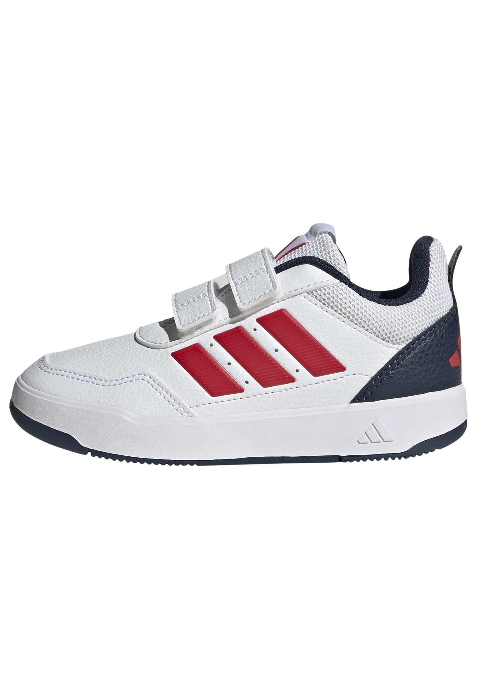 adidas Unisex Kids Tensaur Sport 3.0 Hook and Loop Kids Shoes, FTWR White/Collegiate red/Collegiate Navy, 10 UK Child
