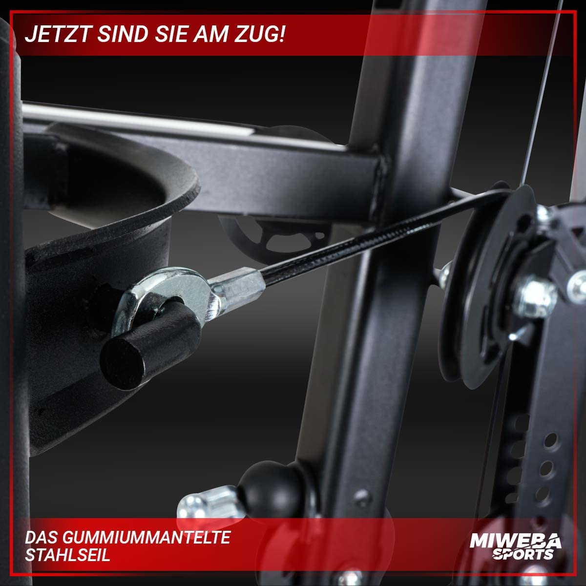 Miweba Sports Kraftstation MK500 | 60 kg Gewichte - Fitnessgeräte für Zuhause - Fitness - Heimtrainer - Bauchtrainer - Hometrainer - Butterfly - Bodybuilding - Krafttraining - Homegym - Fitnessstation