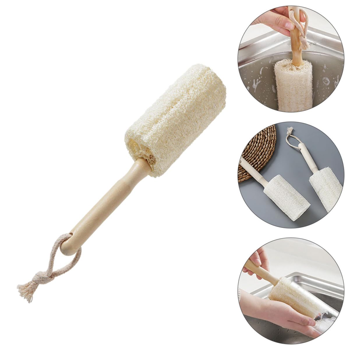 Beavorty 3 Set Di Spazzole Per Bottiglie Con Manico Supporto Spazzola Per La Pulizia Delle Tazze E Detergente Per Bottiglie Per Una Facile Decontaminazione 3 Pezzi*3