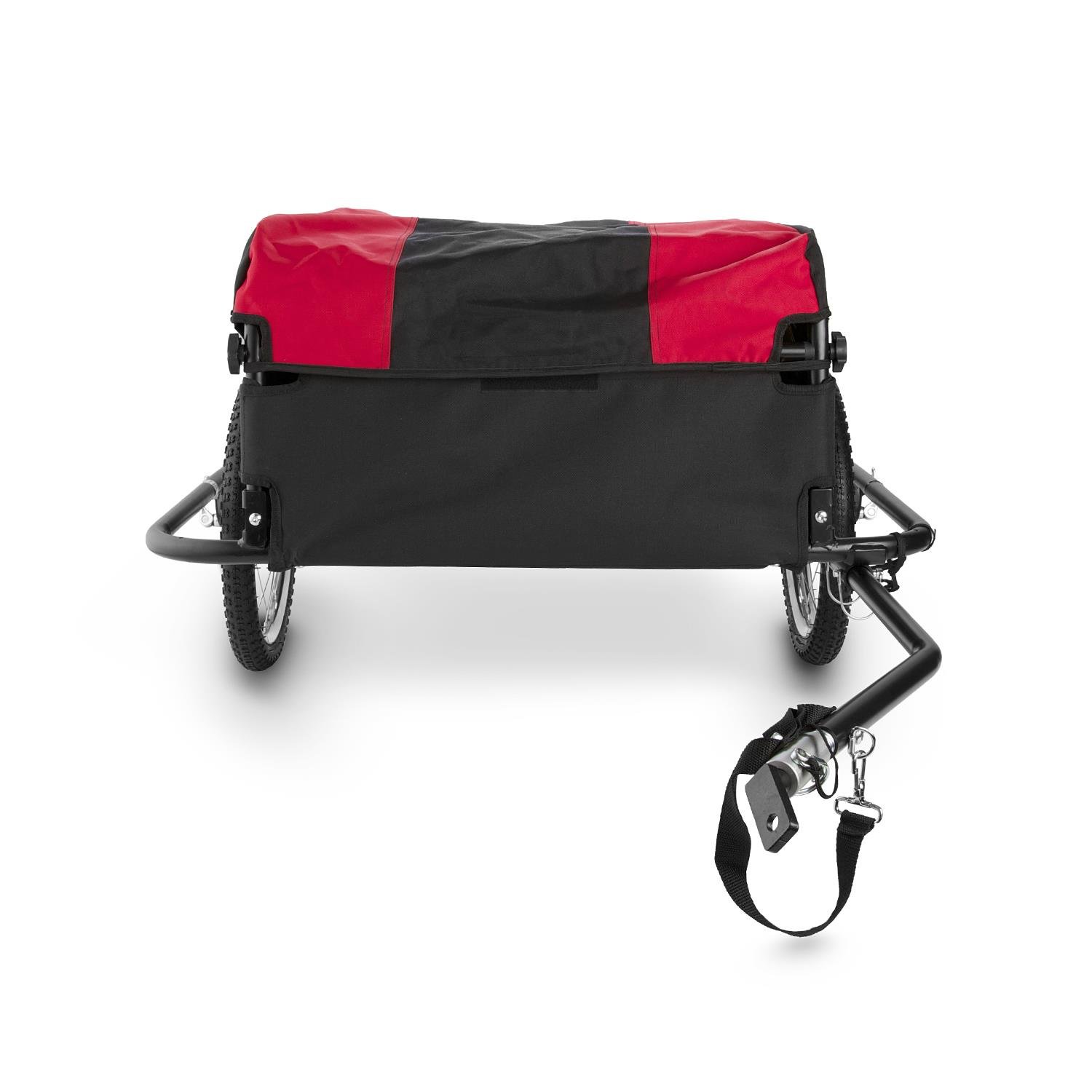 Duramaxx Big-Mike - fietsaanhanger, vrachtaanhanger, steekwagen, met hoge dissel, transportbox met 70 liter inhoud, laadvermogen: max. 40 kg, kogelkoppeling voor fietsen met 26 '' - 28 '', blauw