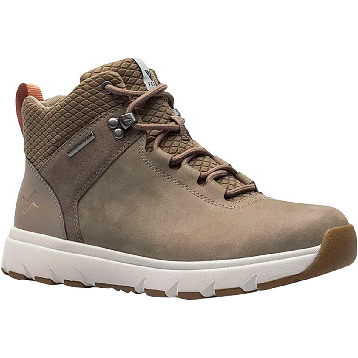 Forsake Rosie Mid - Women's Waterproof Sneakerboot, Stone, 8 M