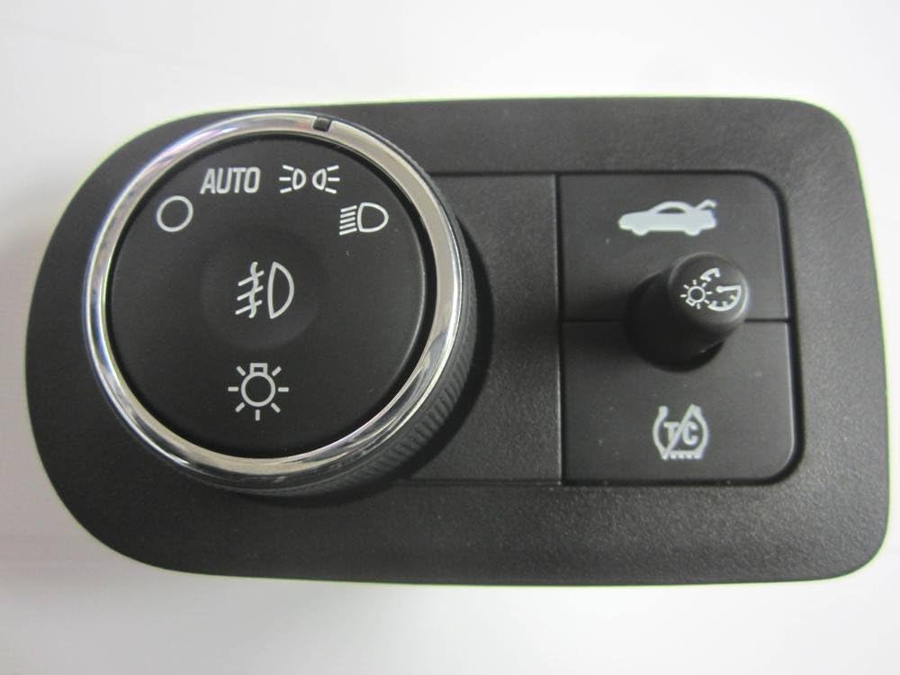 OEM Chevy Impala LT, LTZ, SS Headlights & Fog Lamps Switch with Traction Control and Trunk Release Buttons - Part #25821300 (See description for model years)
