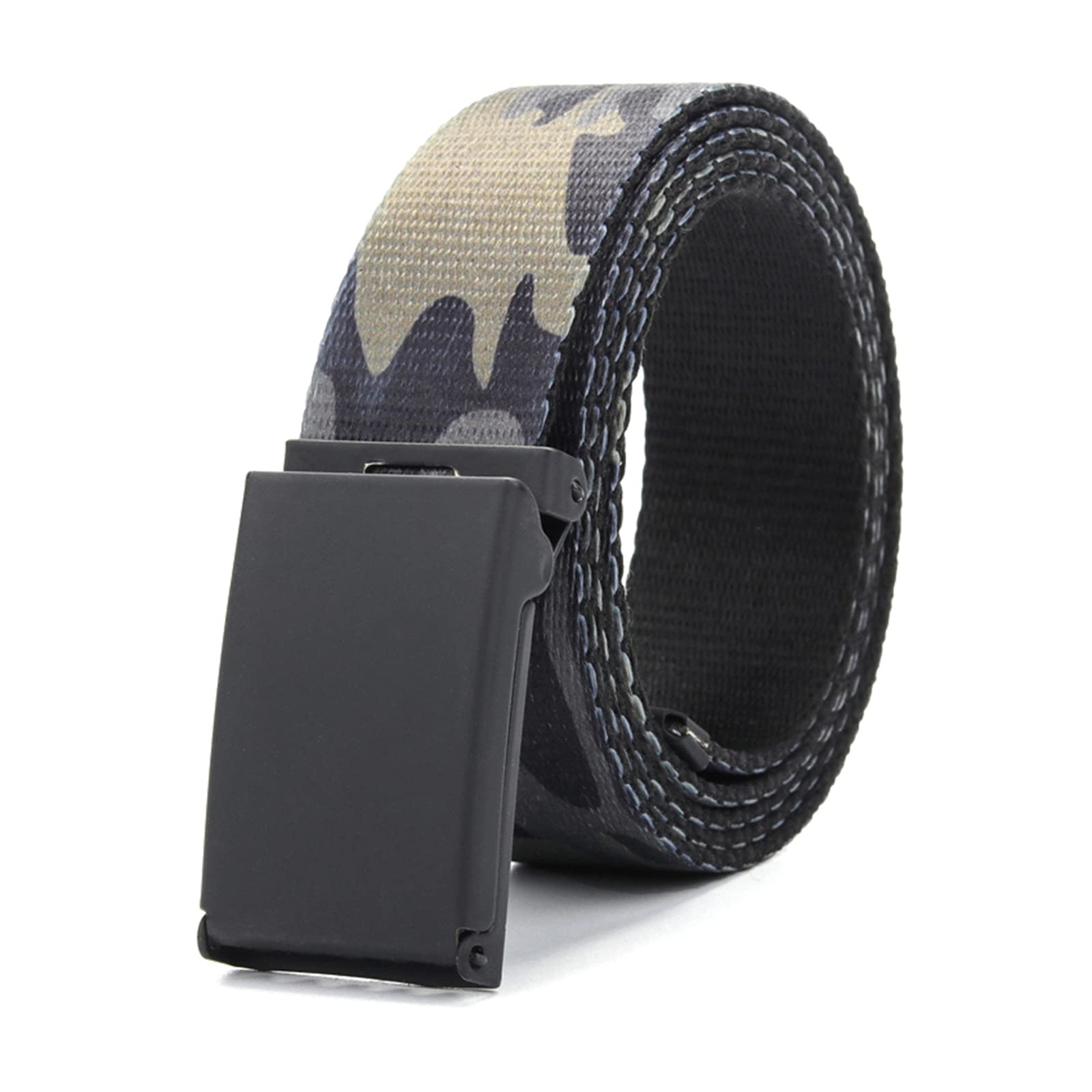 MMAXZ Army Camouflage Belt for Men Tactical Military Canvas Belt Outdoor Camouflage Waistband 3.0 cm Width