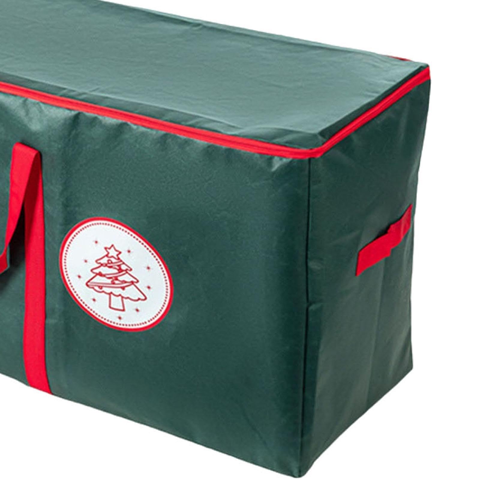 Yajuyi Borsa Porta Albero di Natale Custodia Organizer Contenitore Maniglie Rinforzate Materiale Impermeabile Salvaspazio Adatta a Utilizzo Familiare Garage, Verde