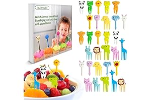 Adorable Animal Fruit Food Picks for Joyful Kids' Lunches