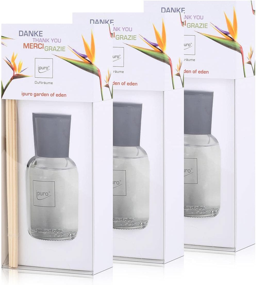 Ipuro Classic Line Garden of Eden room fragrance, 50 ml, pack of 3