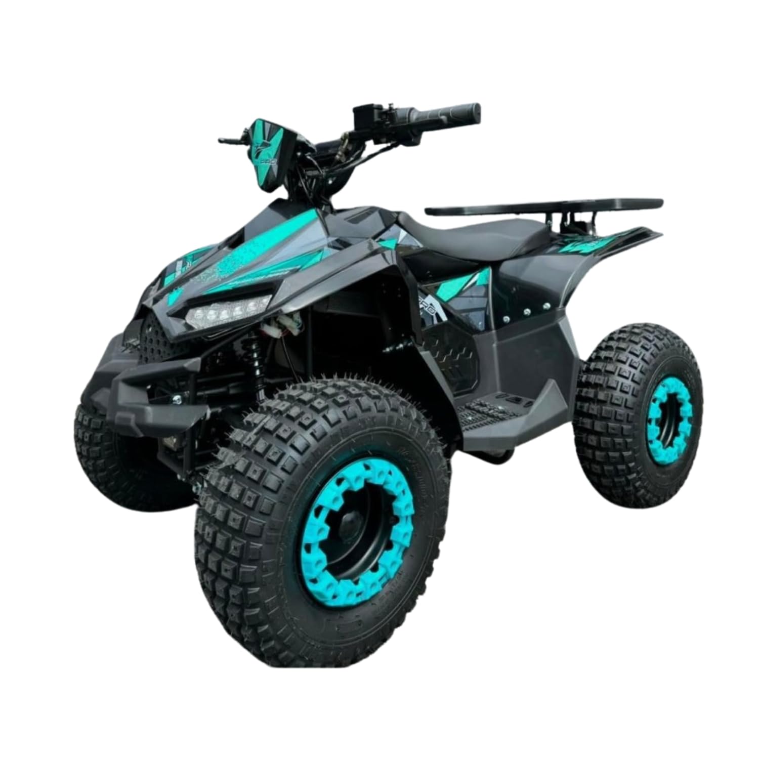 T-MOTO - Quad a Benzina Naples a con Retromarcia - Quad Adulti e Giovani Piloti, Potente e Versatile per Percorsi Off-Road 4 Tempi (Blu)