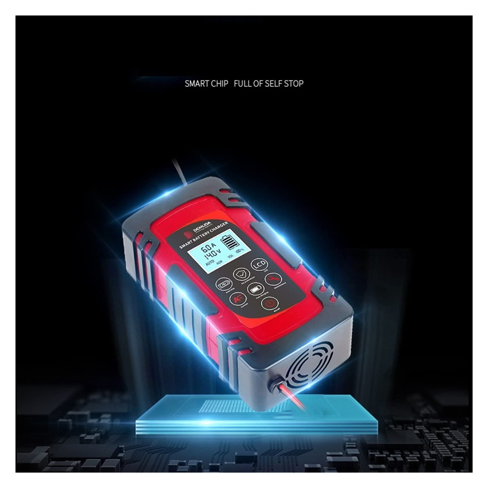 Urządzenia do ładowania akumulatorów samochodowych Ładowarka samochodowa Smart Pulse Carger 1 2V24V. W pełni automatyczna ładowarka baterii Utrzymuje akumulator kosiarki samochodowej i motocyklowej