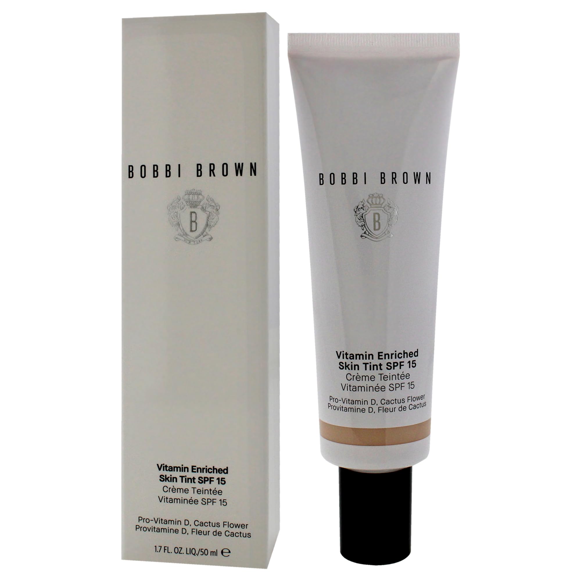 Bobbi Brown Vitamin Enriched Hydrating Skin Tint SPF 15 with Hyaluronic Acid Fair 2, 2 Fair, 50 ml (Pack of 1) - Image 4