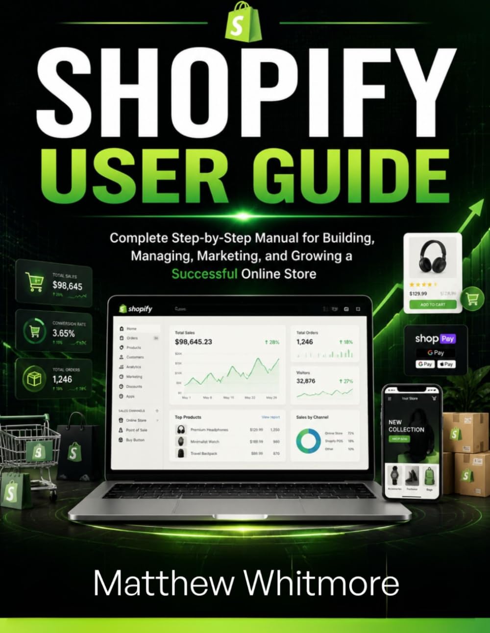 SHOPIFY USER GUIDE: Step-by-Step 2026 Edition Manual for Building, Managing, Marketing, and Growing a Successful Online Store