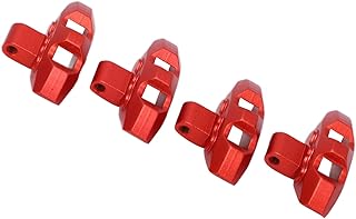 Dilwe RC Brake Calipers, Aluminum Alloy 4PCS RC Replica Brake Calipers Upgrade Spare Part for UDR 1/7 RC Car(red)