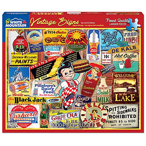 White Mountain 1000 Piece Jigsaw Puzzle...