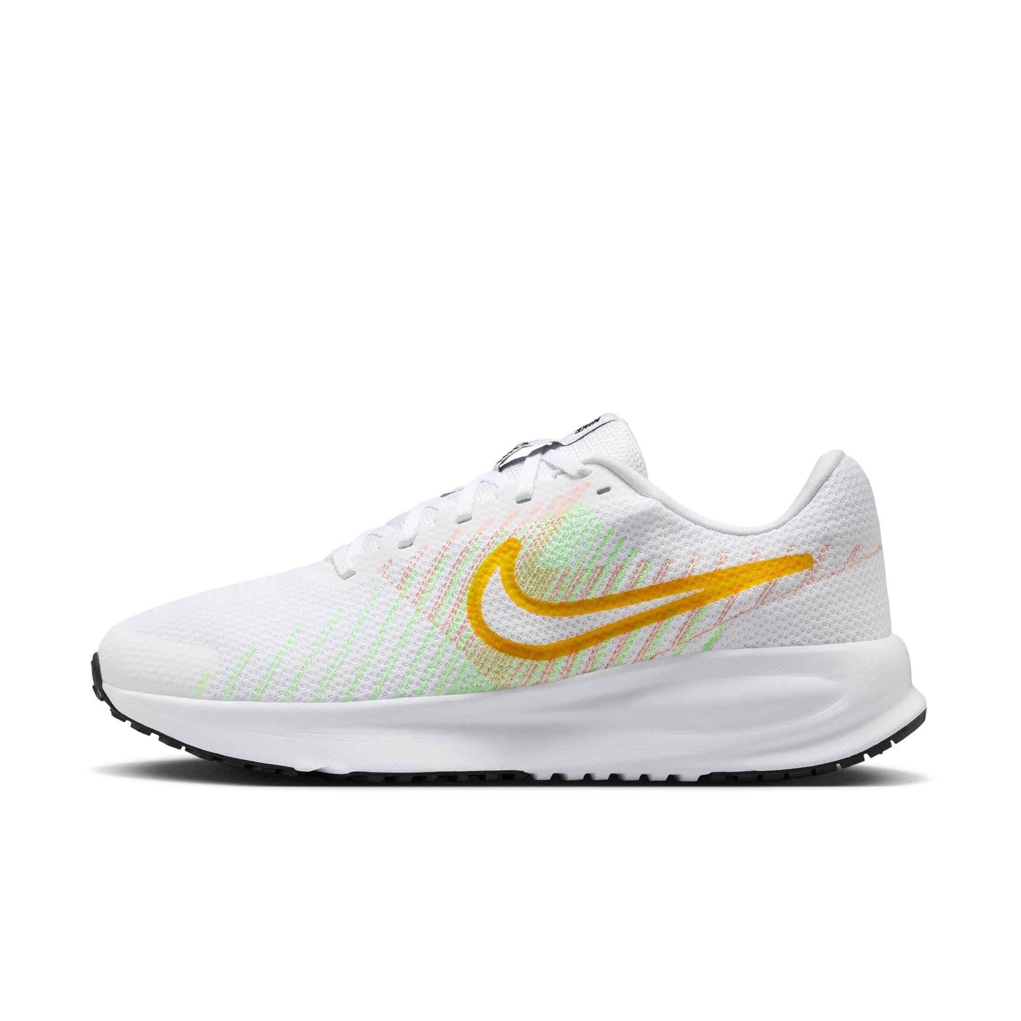 Nike Run Defy Straßenlaufschuh (Herren), Zapatillas de Correr, White Laser Orange Albaricoque Agate, 39 EU