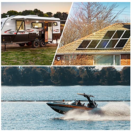 Image of WEIZE 12V 100Ah Mini LiFePO4 Lithium Battery, Built-in 100A Smart BMS, Deep Cycle Low Temperature Protection Battery Perfect for RV, Solar, Marine, Trolling Motor, and Off Grid Applications