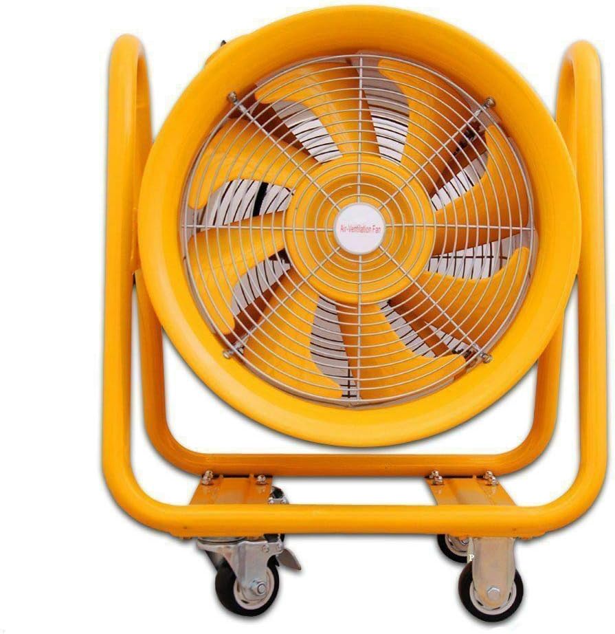 Portable Industrial Ventilator Exhaust Axial Blower Extractor Fan 110V Ventilating Duct (16" Inches Fan)