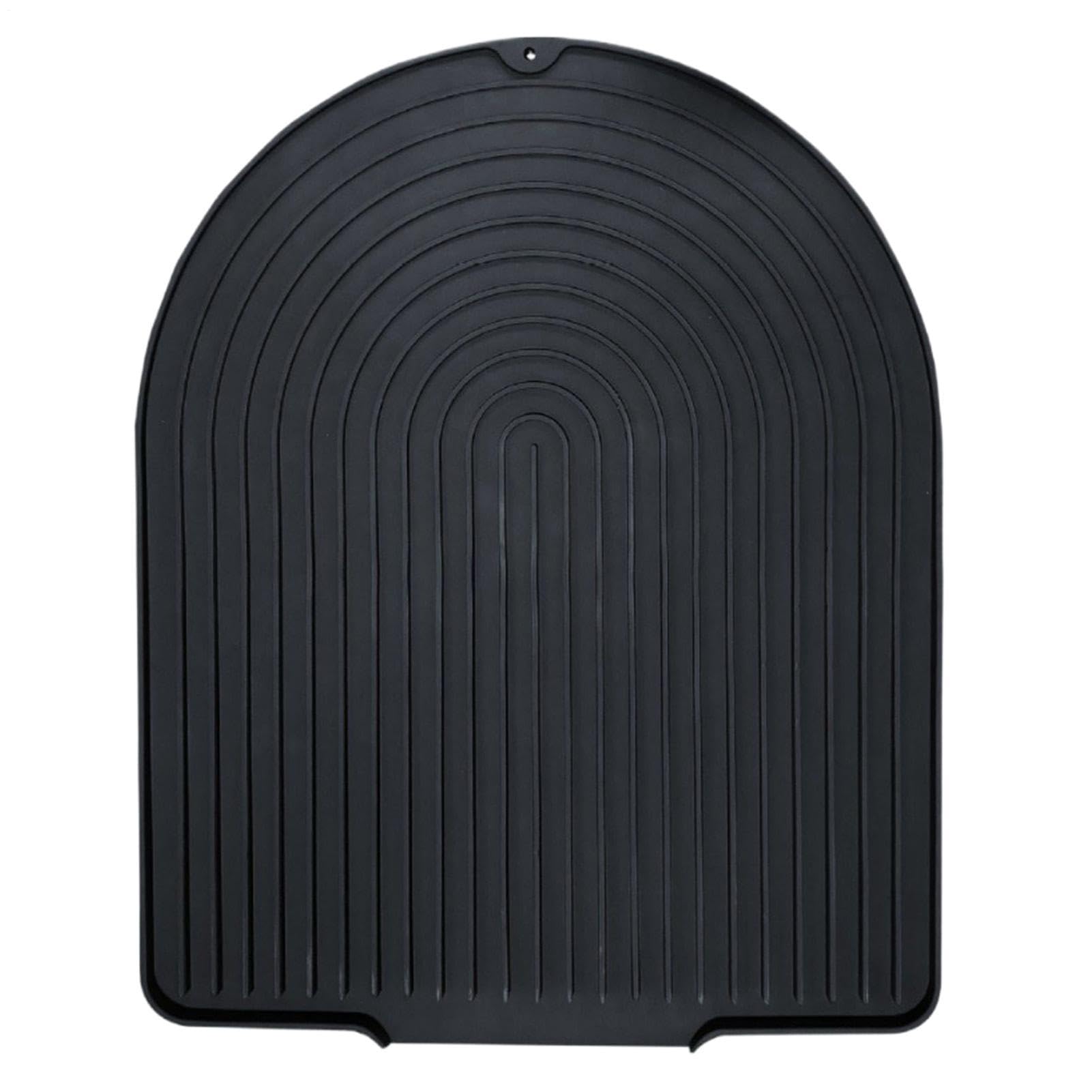 Tapis à vaisselle en silicone grand format pliable pour séchage rapide