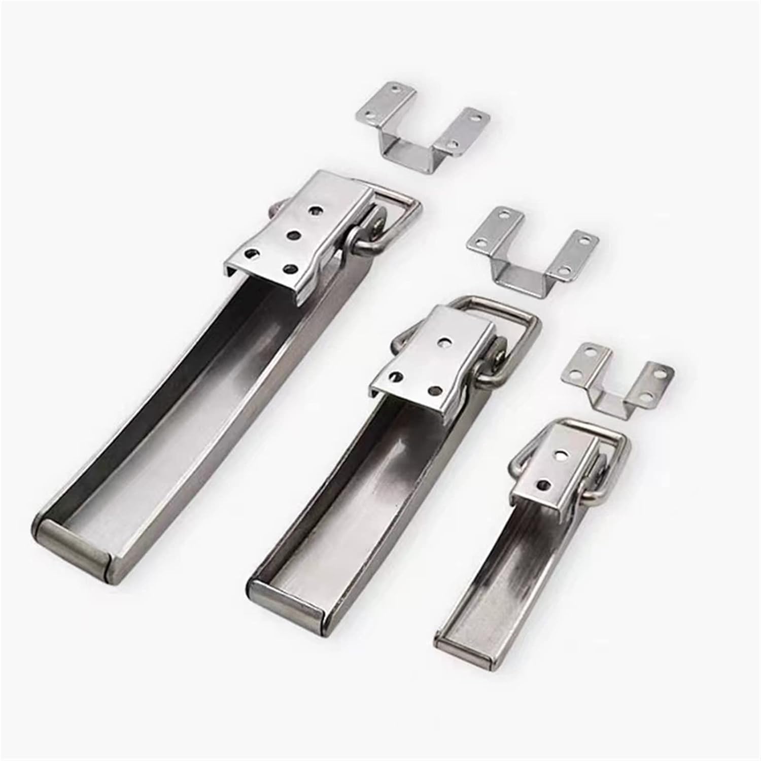 Heavy Duty Toggle Hasp C-1367-A-1/2/3 Stainless Steel Large Toggle Hasp Latch C-367-A Heavy Equipment Latch 1Pcs (Color : 127.5mm)
