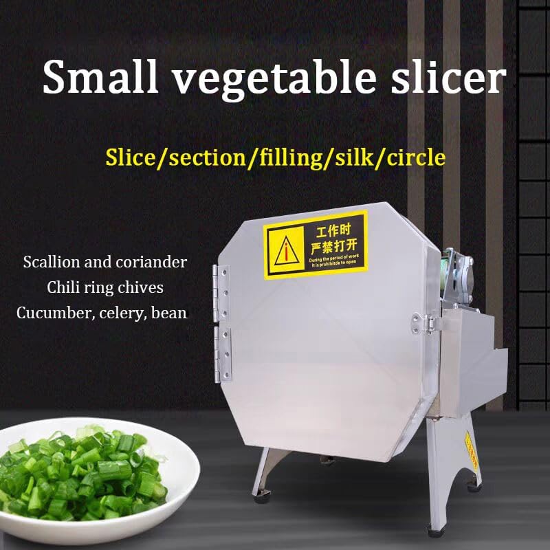 Commercial Green Onion Cutter Cleaf Vegetable Segment Cutter Chili Ring Cut Chives Sauerkraut Shredded Cutting Machine