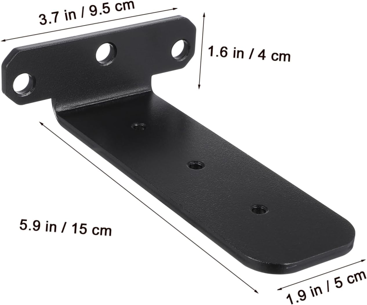 Mikikit Floating Shelf Bracket Kit 4pcs Heavy Duty Metal Brackets for Kitchen Living Room