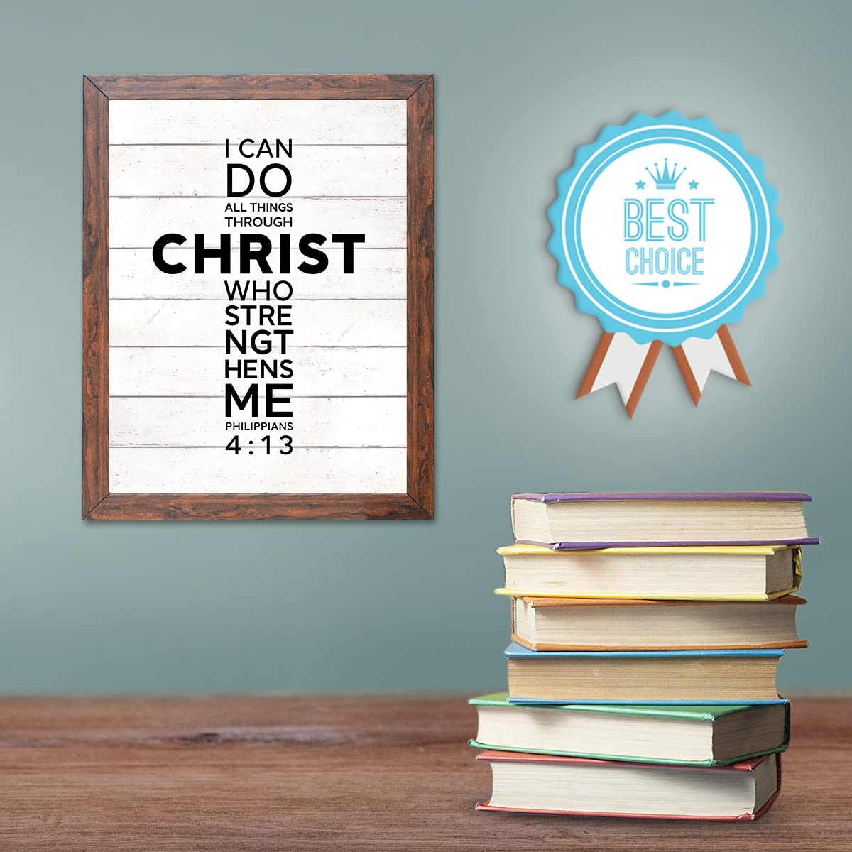 Jesus & Christmas Quotes Wall Frames - Christian Decor -6 Jesus & Christmas Quotes Wall Frames - Christian Decor -6