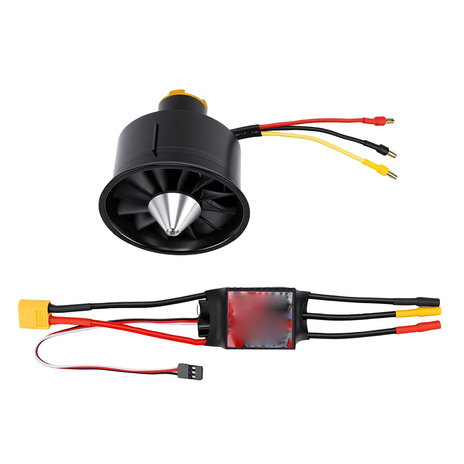 Alomejor 64mm 12-Blatt RC Flugzeug Ducted Fan mit 2836 2900KV Motor und