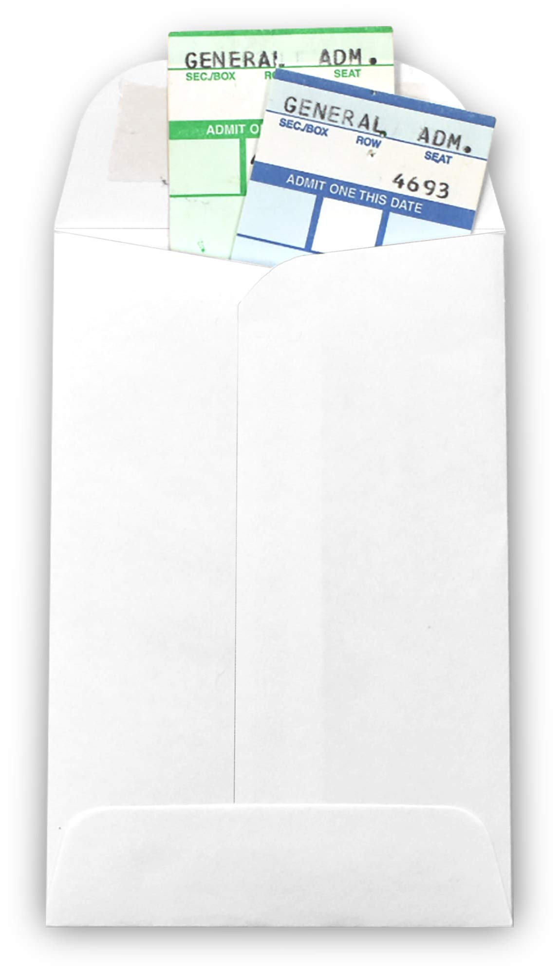 500 Guardian #4 Paper Coin Envelopes – Small Blank Envelopes For Cash, Stamps, Receipts & Storage | 3 X 4.5 Inch Gummed Flap Envelopes