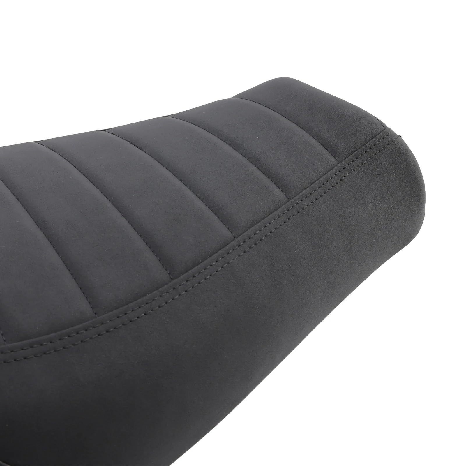 Para velocidad de calle doble Cojín de asiento | Reemplace el asiento delantero trasero conductor y pasajero, inferior, negro(BlackC)