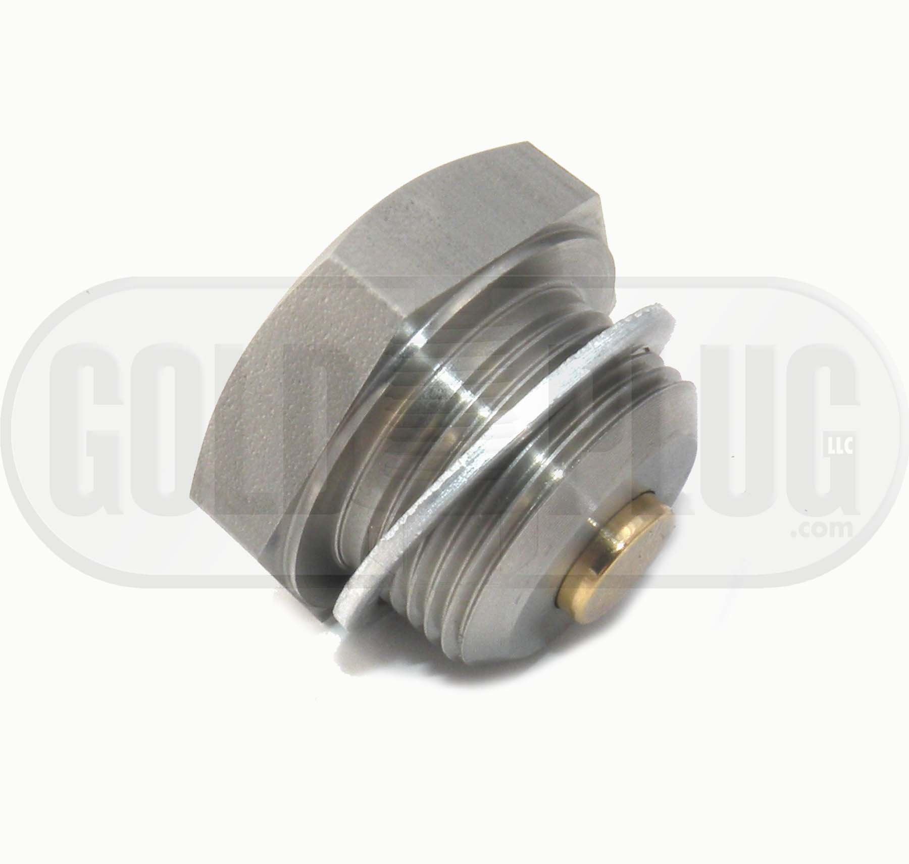 24mm Stainless Steel Magnetic Drain Plug AP-24 - Made in Montana, USA