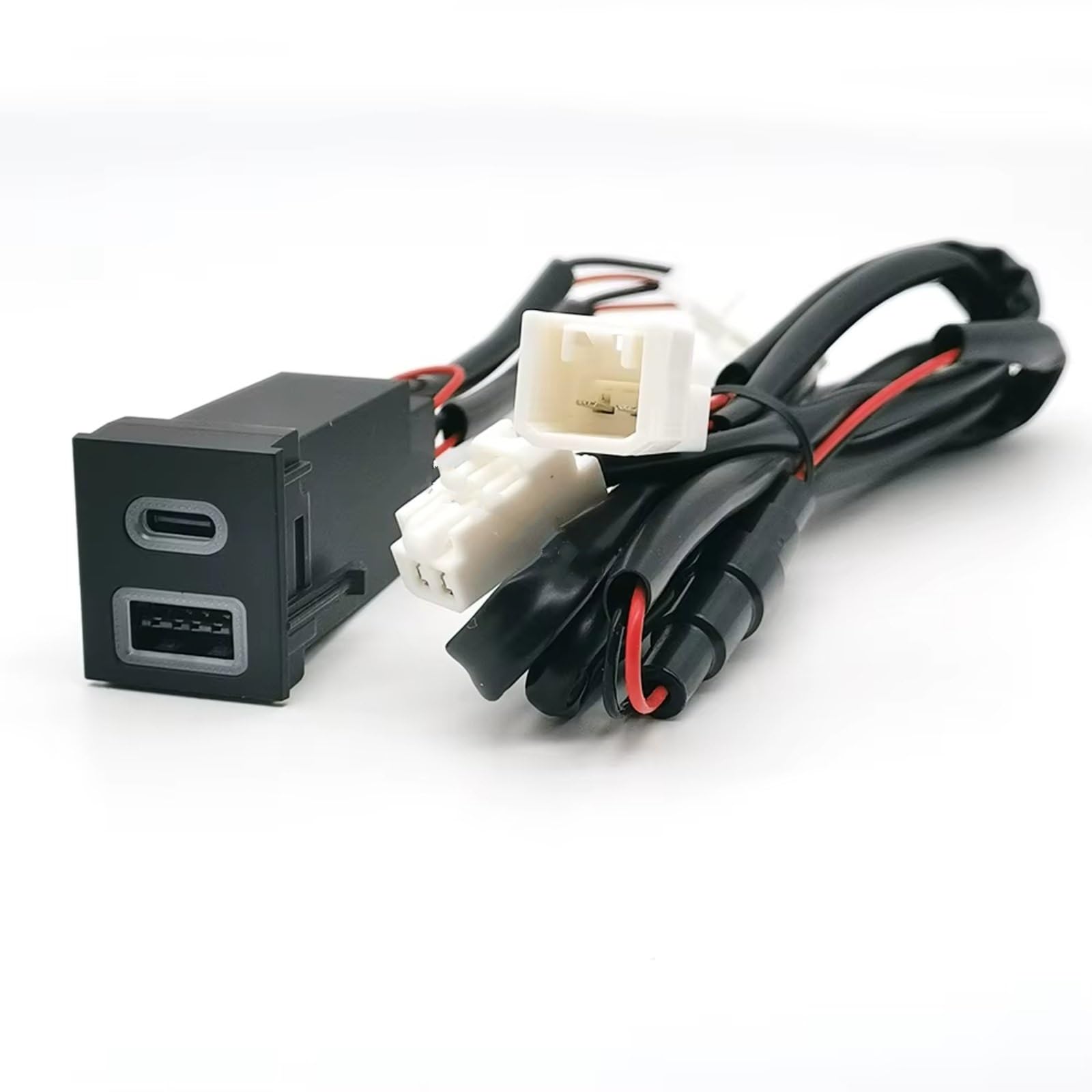Console Centrale Port USB Compatible Avec Toyota Pour RAV4 12V 24V Téléphone Voiture Chargeur Double Adaptateur Prise Charge Pour Type-c PD QC3.0 Interface USB AUX voiture
