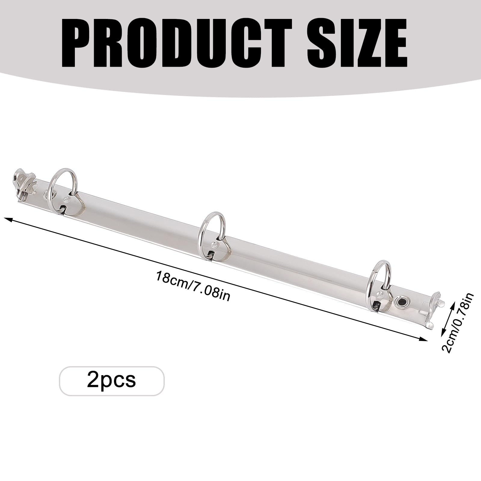 NICENEEDED Letter Size Ring Binder Mechanism Replacement Kit - Image 2