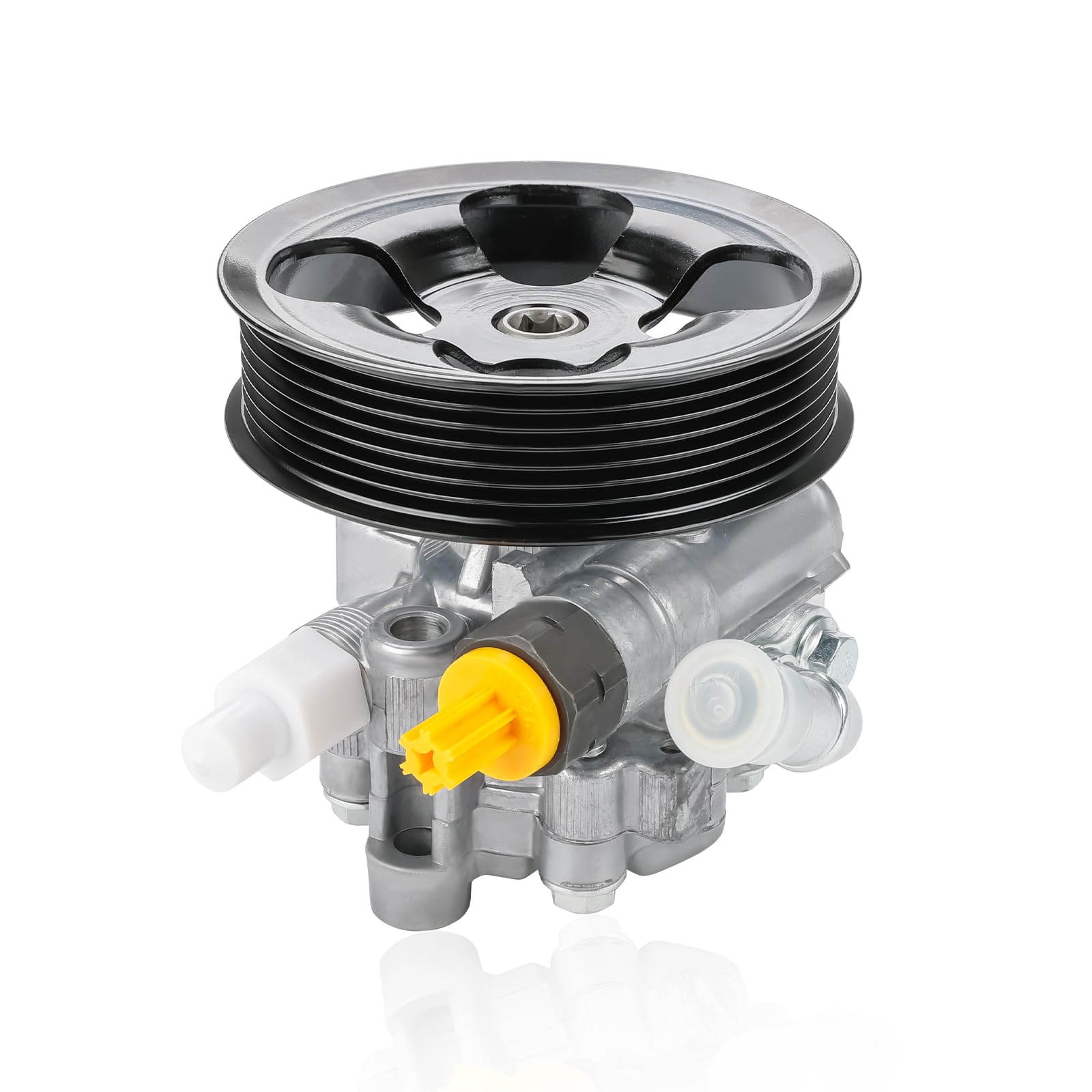WMPHE Power Steering Pump with Pulley Compatible with Scion tC 2.4L L4 2005 2006 2007 2008 2009 2010, Replacement for 4431020870, 21-5446