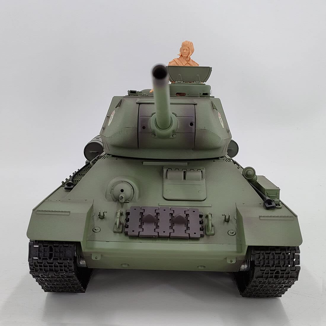 1:16 T34/85 Tanque de combate de construcción de maquetas (versión actualizada/verde militar)