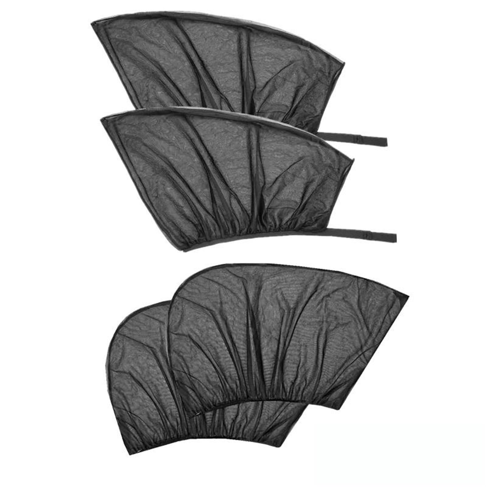 Parasol Coche Magnético Parasol De Malla Para Ventana Delantera Y Trasera De Coche Paquete De 2 O 4 Unidades Para Sedán SUV MPV(4 Pack)