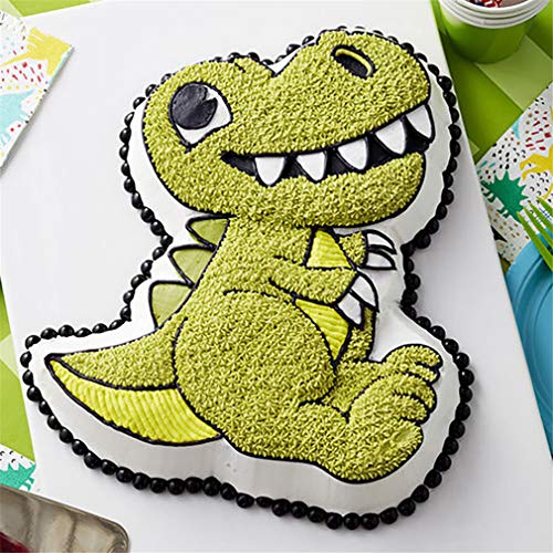 Image of Ulalaza 3D Dinosaur Baking Pan Aluminum Cake Mold DIY Birthday Cake Mould Kitchen Supplies