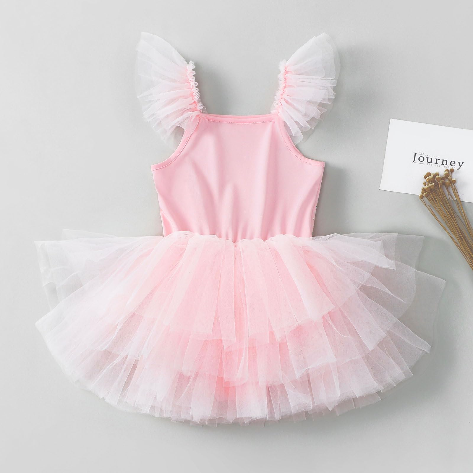 Tutu.kk Leotardos de baile para niñas pequeñas, sin mangas, de tul, vestido de ballet y tutú, disfraz de bailarina para cumpleaños, fiesta