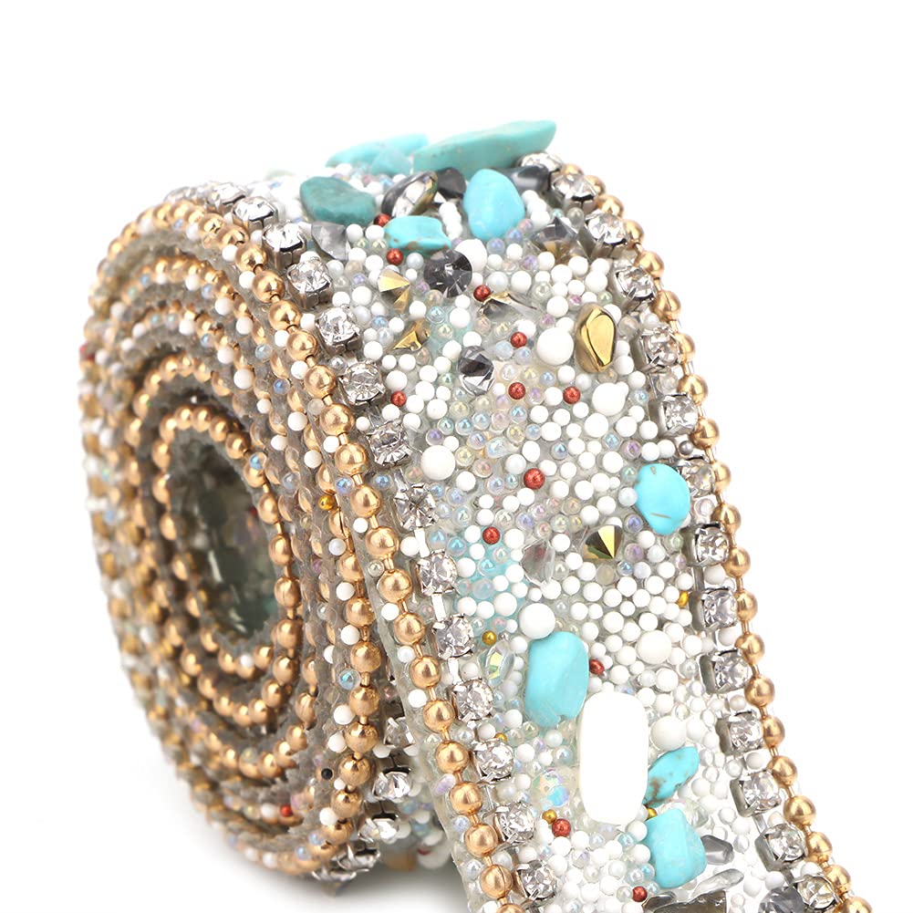 3 Colori 8 File 10 Iarde Strass Nastro Di Diamanti Avvolgimento Bling