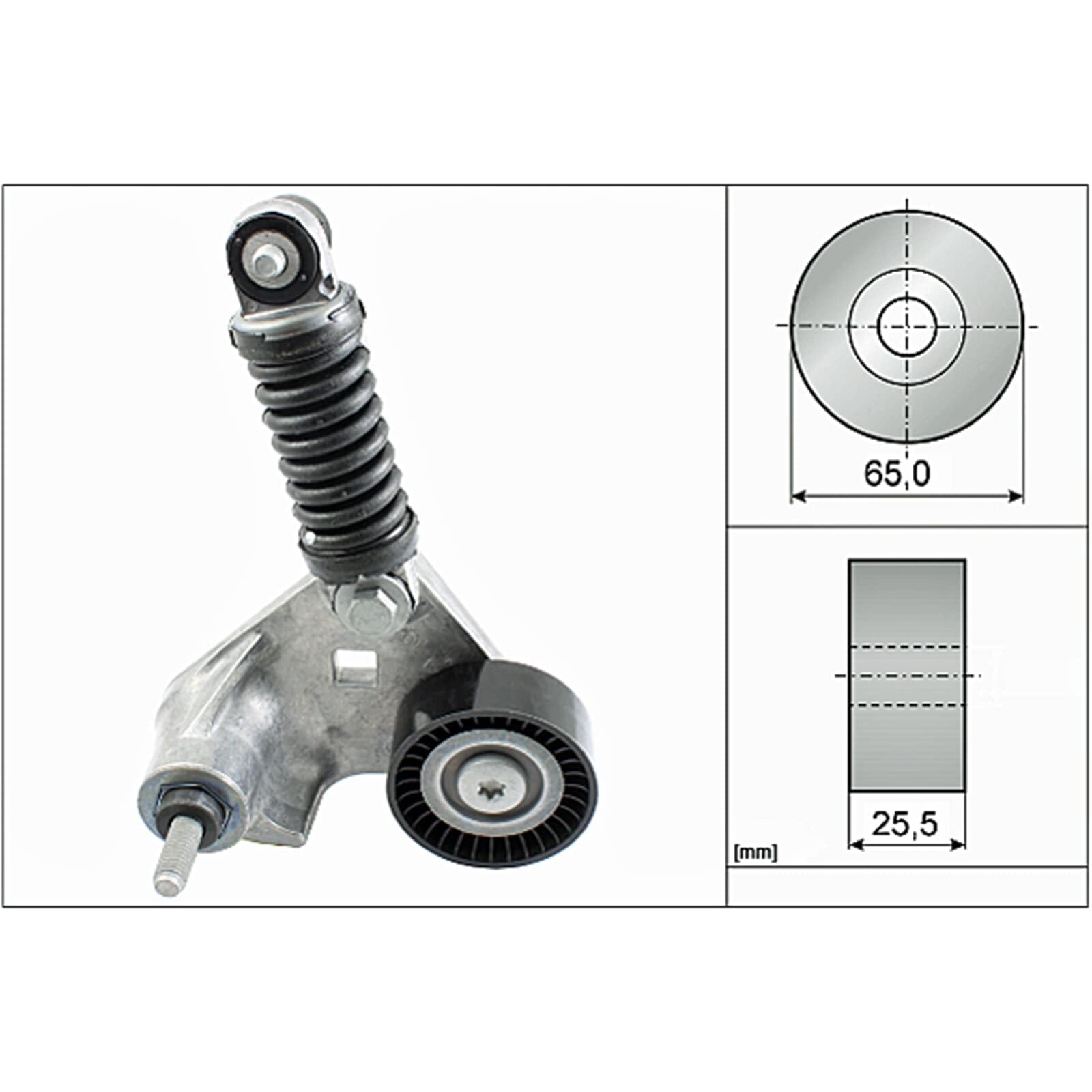 INA 534 0169 10 Braccio tenditore Cinghia Poly-V | Compatibile con: FORD MONDEO III, MONDEO III Stufenheck, MONDEO III Turnier, TRANSIT Bus, TRANSIT Kasten