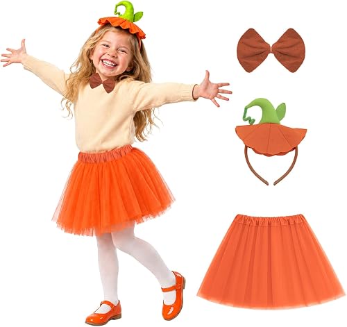 50% off promo code for 3Pcs Halloween Costumes for Girls Kids Headband, Bow Tie & Tutu on Amazon