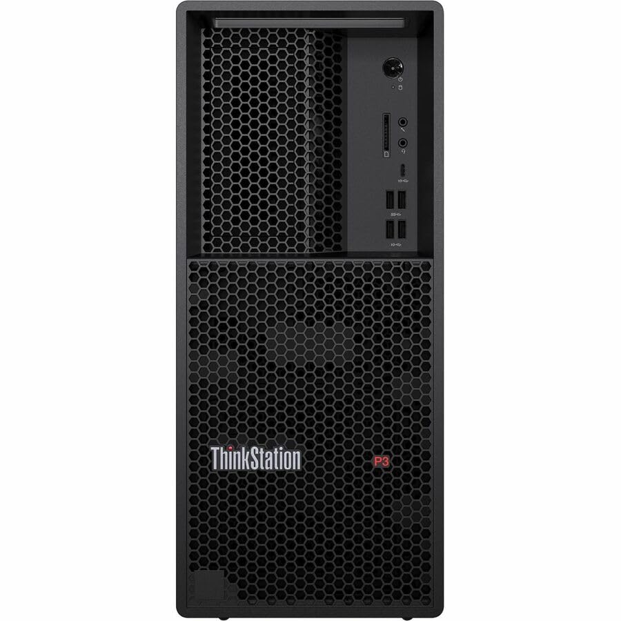 Image of Lenovo ThinkStation P3 Gen 2 30HT006XUS Workstation - 1 x Intel Core Ultra 7 2nd Gen 265 - vPro Technology - 32 GB - 1 TB SSD - Tower