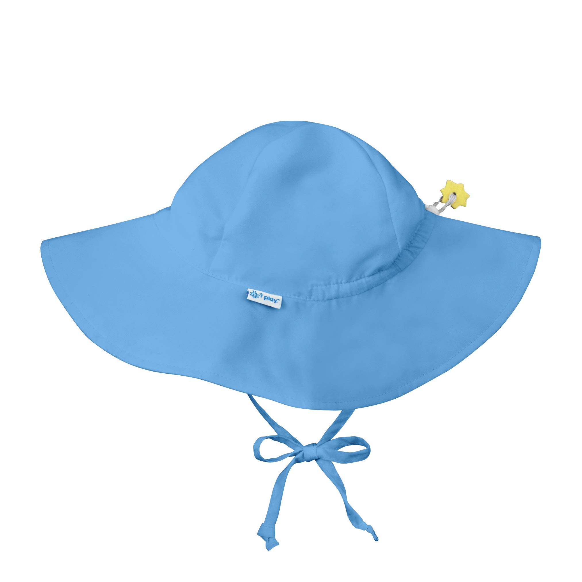 i Play. Brim Sun Protection Adjustable Hat for Baby's Head, Neck, & Eyes